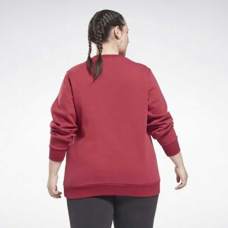 Multicolor Reebok Identity Logo Fleece Crew Sweatshirt | SAY-896147