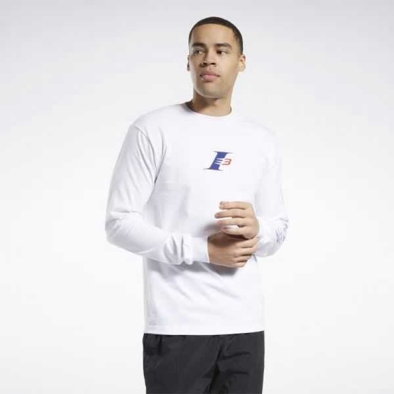 Multicolor Reebok QT Iverson The Crossover Long Sleeve Crew T-Shirt | DJO-560437