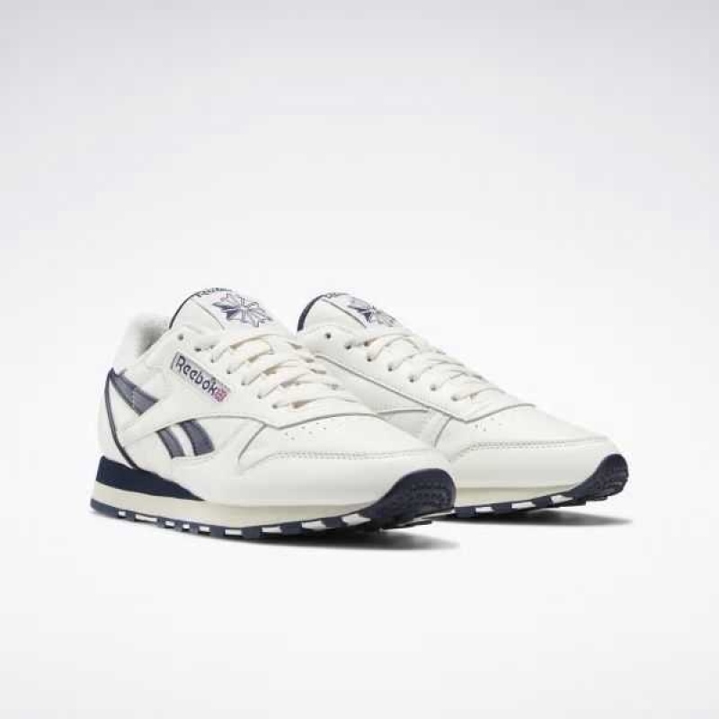 Navy Reebok Classic Leather 1983 Vintage Shoes | BGN-903846