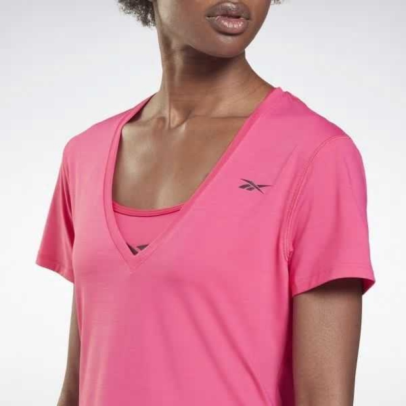 Pink Reebok Activchill Athletic T-Shirt | KPX-126894
