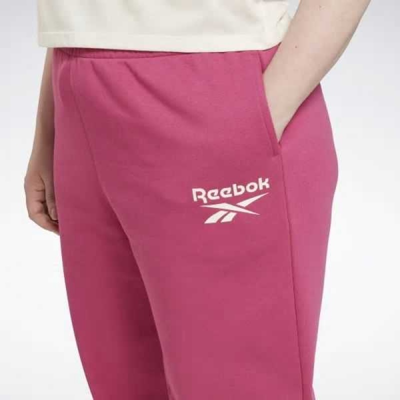 Pink Reebok Identity Logo Fleece Joggers | THJ-495170
