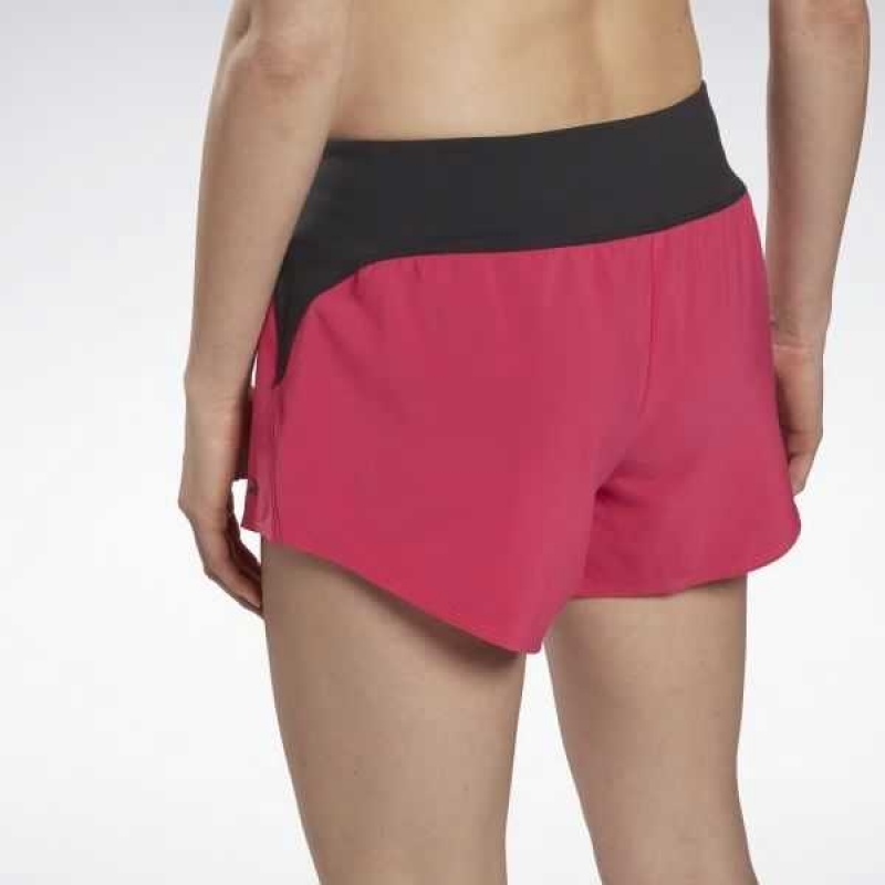 Pink Reebok United By Fitness Training Shorts | VRU-087463