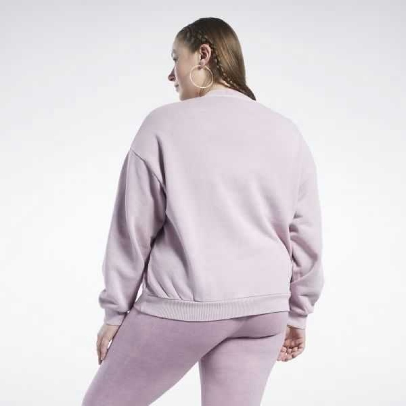 Purple Reebok Classics Natural Dye Sweatshirt | JFP-296315