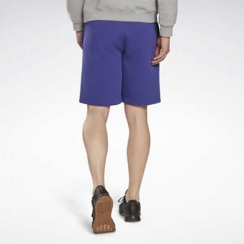 Purple Reebok Identity Fleece Shorts | DKT-719865