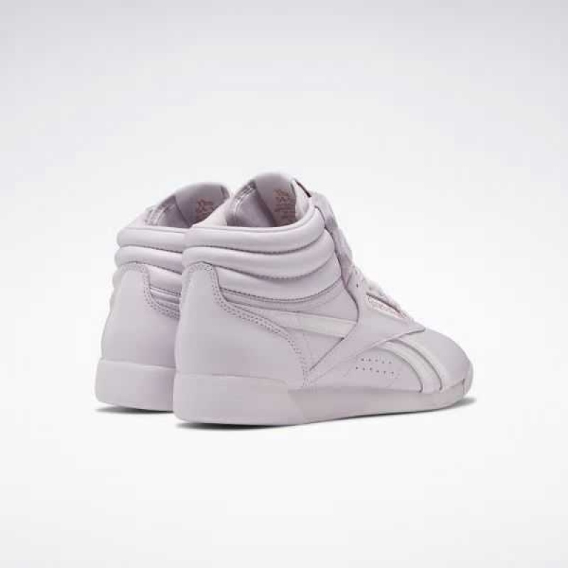 Purple / White Reebok Cardi B Freestyle Hi Shoes | CGW-397152