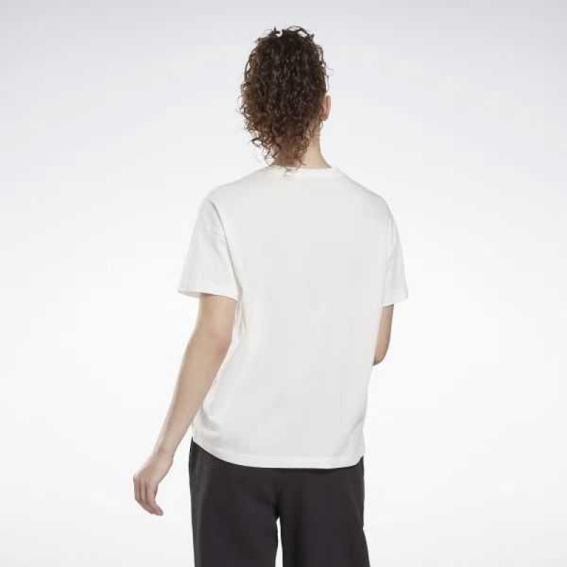 White Reebok Brand T-Shirt | KPM-189725