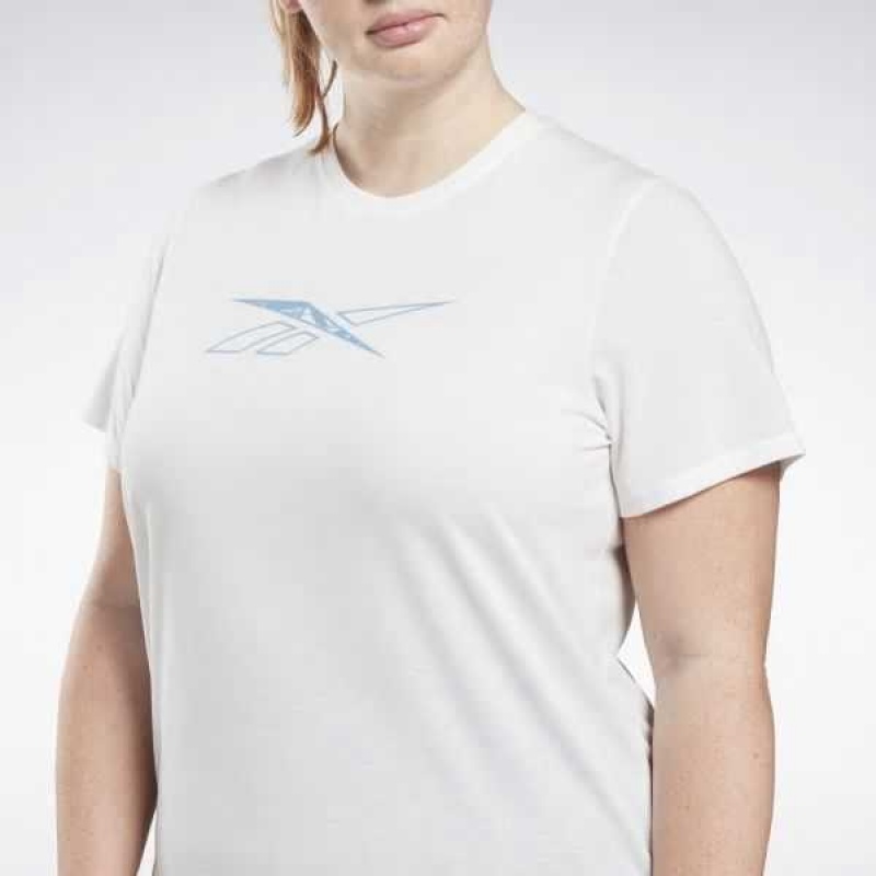 White Reebok Workout Ready Supremium T-Shirt | BQR-123704