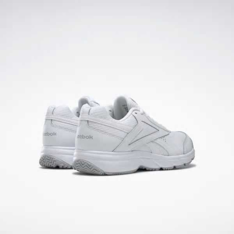 White / Grey / White Reebok Work N Cushion 4.0 Shoes | VGO-913865