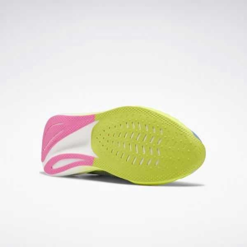 Yellow / Blue Reebok Floatride Energy X Running Shoes | HRL-536742