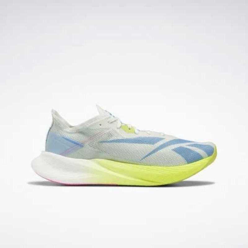 Yellow / Blue Reebok Floatride Energy X Running Shoes | HRL-536742